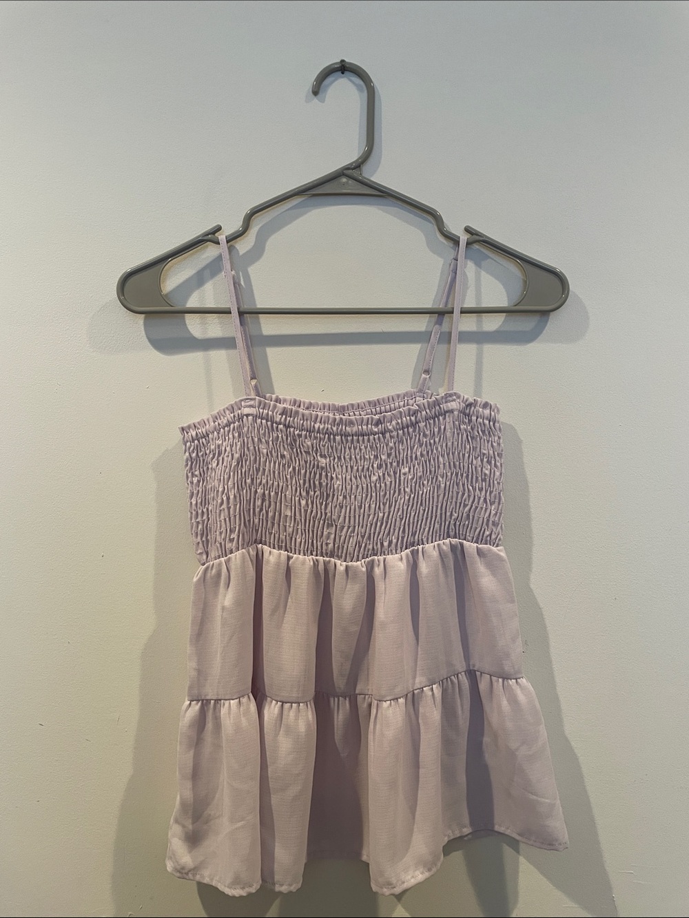 Women’s Light Purple Flowy Baby Doll Top